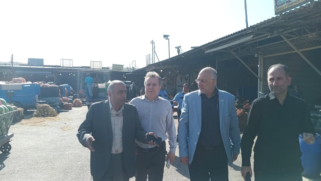 بازدید میدانی از مجتمع میوه و تره بار ولیعصر احمدگوراب رشت